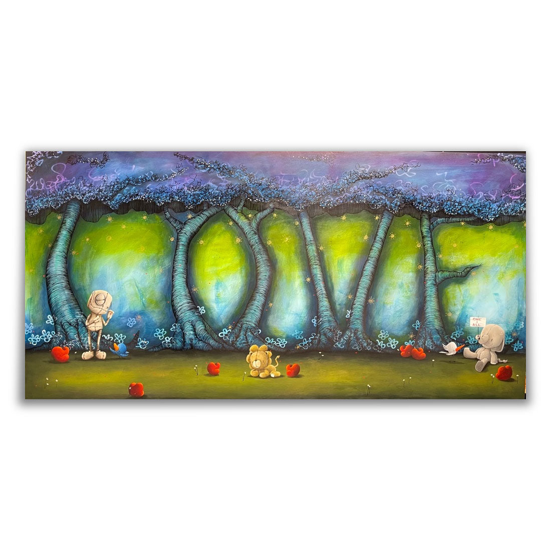 Fabio Napoleoni "Love One and All" Limited Edition Canvas Giclee