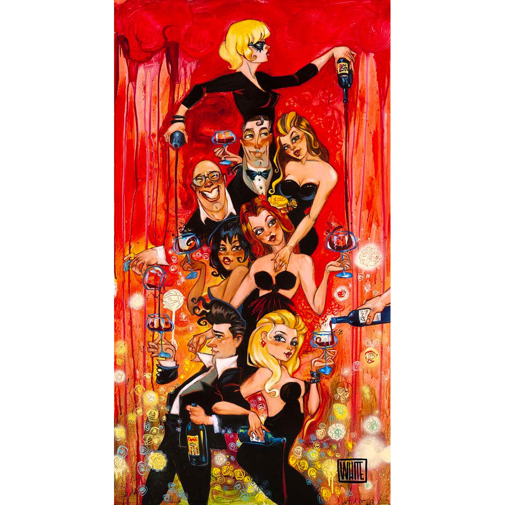 Todd White Making Pour Decisions Limited Edition Canvas Giclee