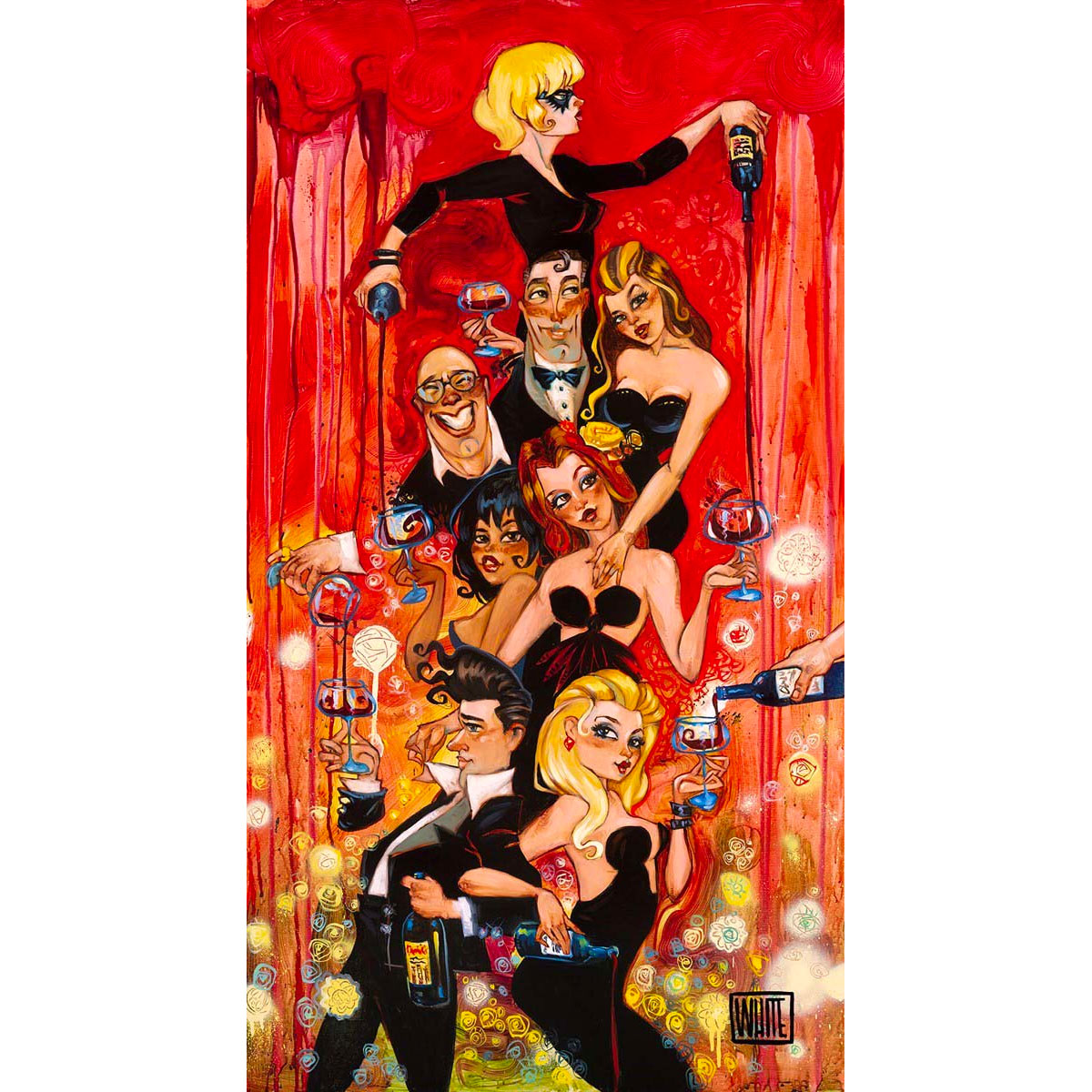 Todd White "Making Pour Decisions" Limited Edition Canvas Giclee