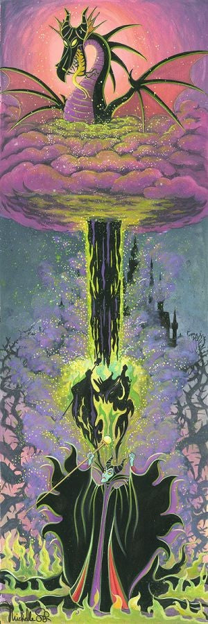 Michelle St. Laurent Disney "Maleficent's Transformation" Limited Edition Canvas Giclee