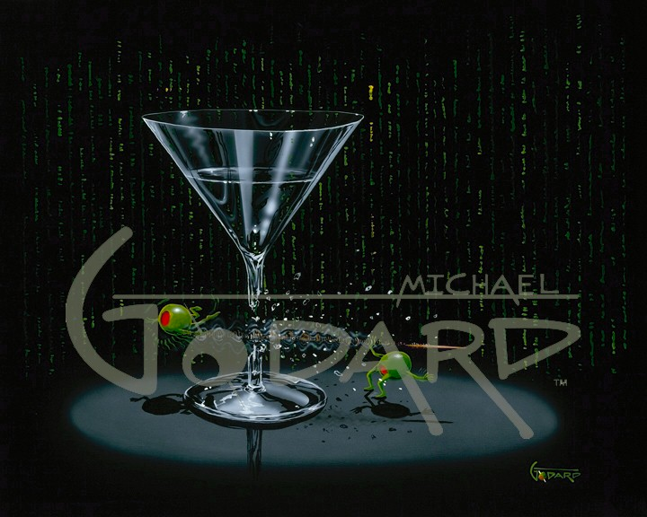 Michael Godard Matrix Martini Limited Edition Canvas Giclee