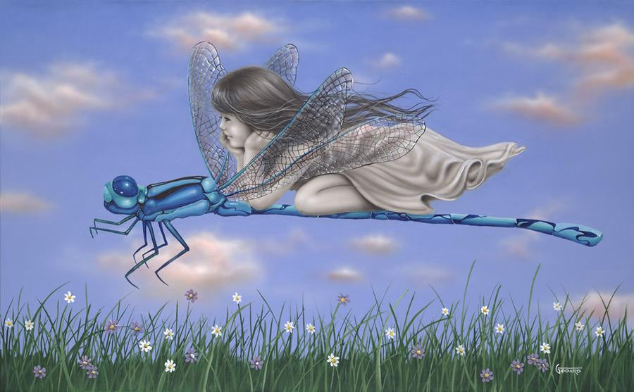 Michael Godard "Dragonfly 2" Limited Edition Canvas Giclee