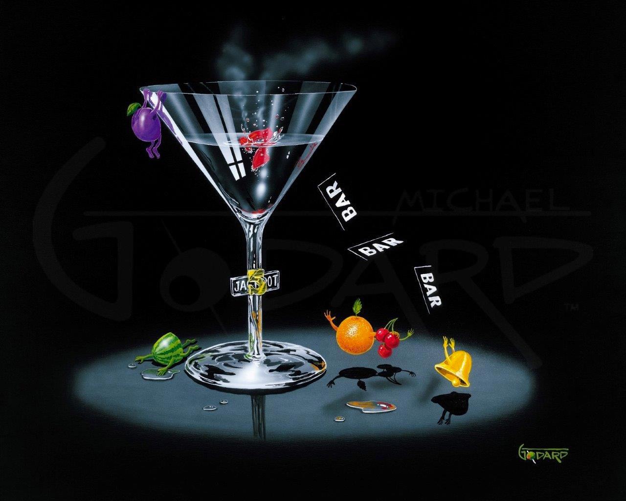 Michael Godard "Bar None" Limited Edition Canvas Giclee