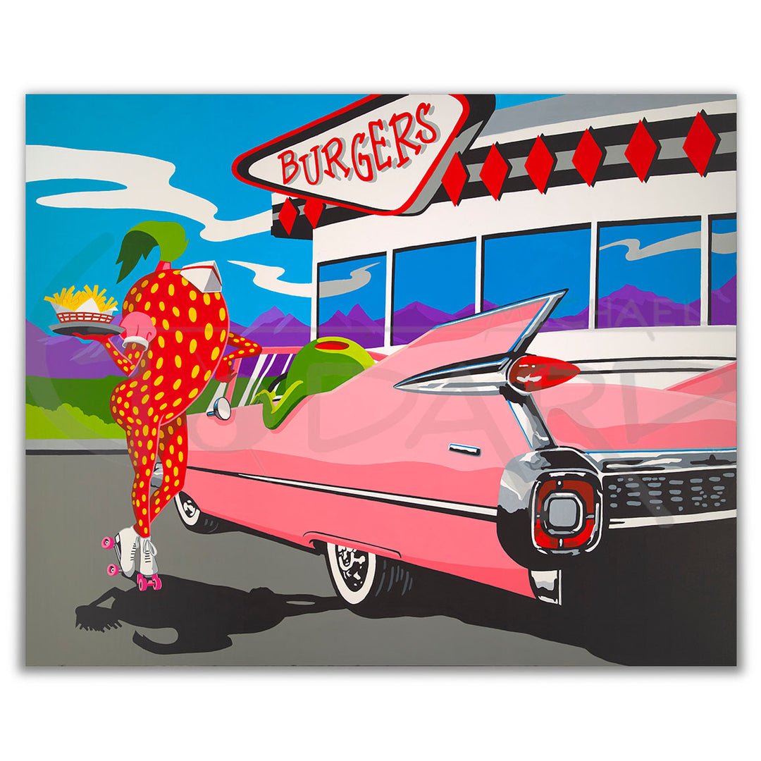 Michael Godard Meals on Wheels Limited Edition Opticrylic
