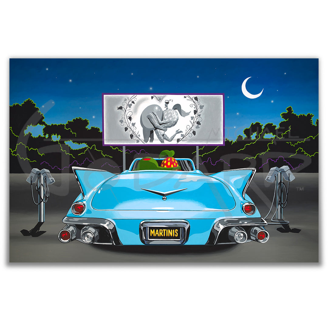 Michael Godard Retro Drive-In Limited Edition Opticrylic