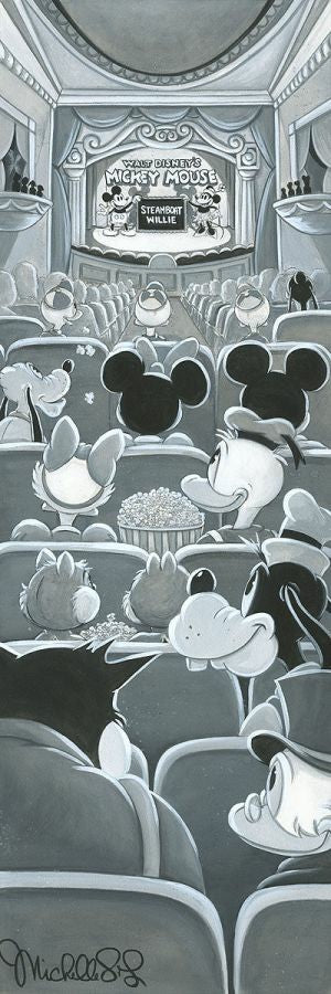 Michelle St. Laurent Disney A Night at the Theater Limited Edition Canvas Giclee