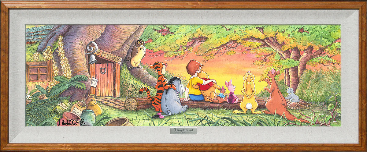 Michelle St. Laurent Disney "Sunset in the Woods" Limited Edition Canvas Giclee