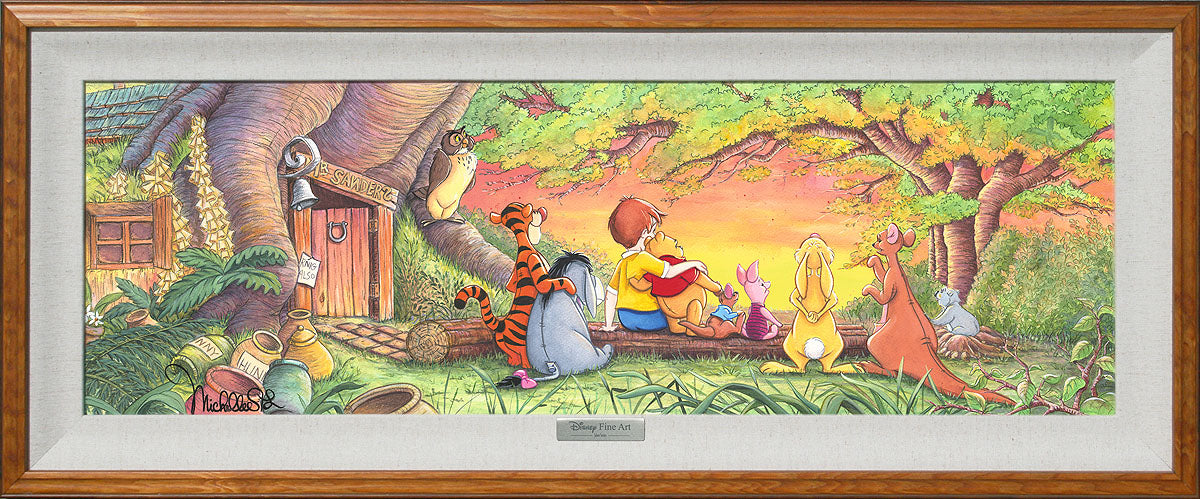 Michelle St. Laurent Disney Sunset in the Woods Limited Edition Canvas Giclee