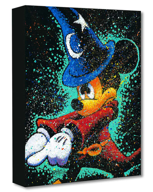 Stephen Fishwick Disney "Mickey Casts a Spell" Limited Edition Canvas Giclee