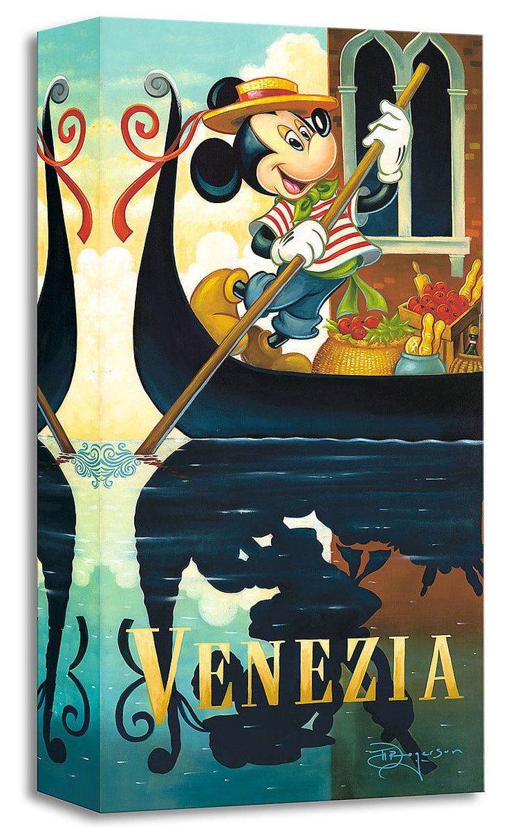 Tim Rogerson Disney "Mickey’s Venezia" Limited Edition Canvas Giclee
