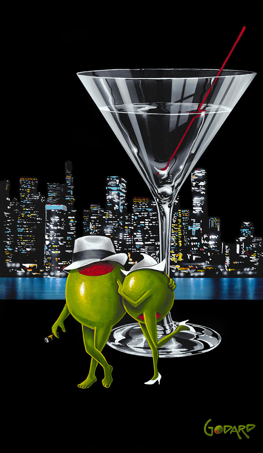 Michael Godard "Mr. Smooth" Limited Edition Canvas Giclee