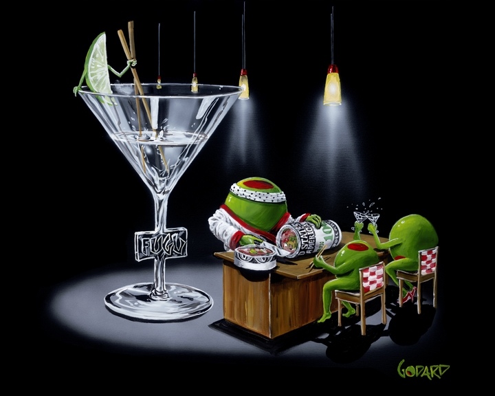 Michael Godard Money Roll Limited Edition Canvas Giclee