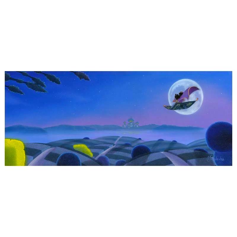 Michael Provenza Disney Moon Over Agrabah Limited Edition Canvas Giclee
