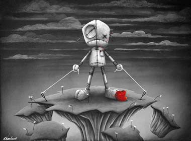 Fabio Napoleoni "Be Strong and Hold On" Limited Edition Paper Giclee