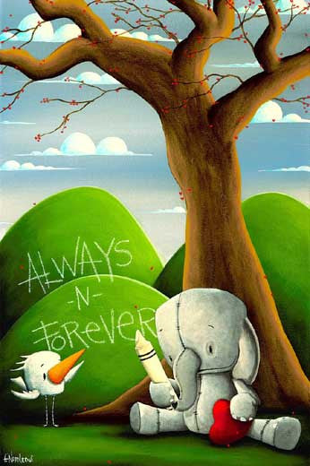 Fabio Napoleoni "On My Mind" Limited Edition Paper Giclee