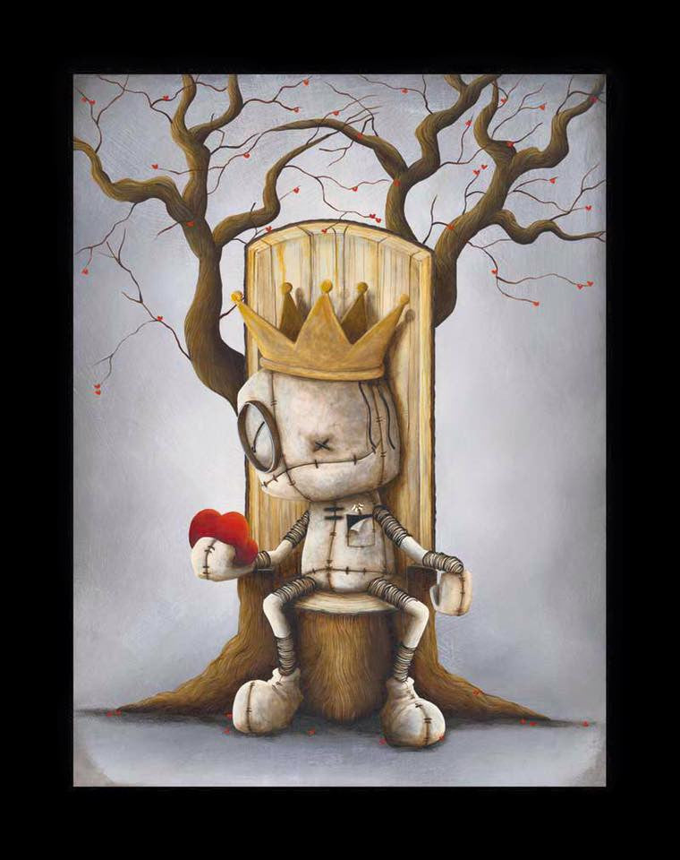 Fabio Napoleoni King of Hearts Limited Edition Paper Giclee