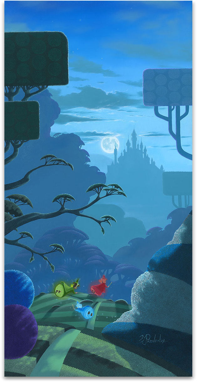 Michael Provenza Disney Night Flight Limited Edition Canvas Giclee