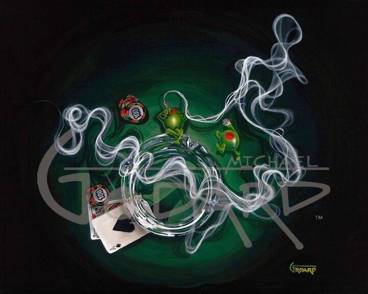 Michael Godard No Butts About It Limited Edition Canvas Giclee