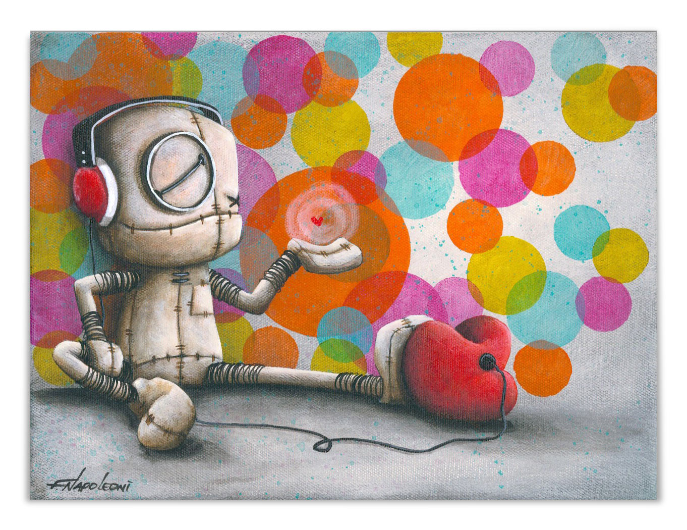 Fabio Napoleoni "Nostalgic Soundtrack" Limited Edition Canvas Giclee