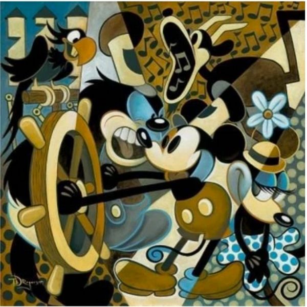 Tim Rogerson Disney Of Mice and Music Limited Edition Canvas Giclee