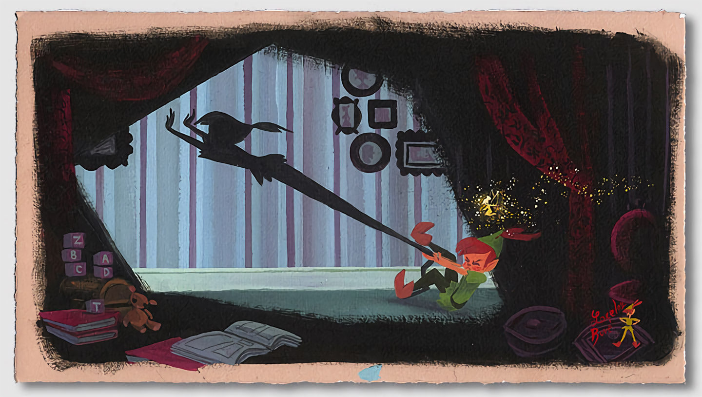 Lorelay Bové Disney "Peter's Shadow" Limited Edition Paper Giclee
