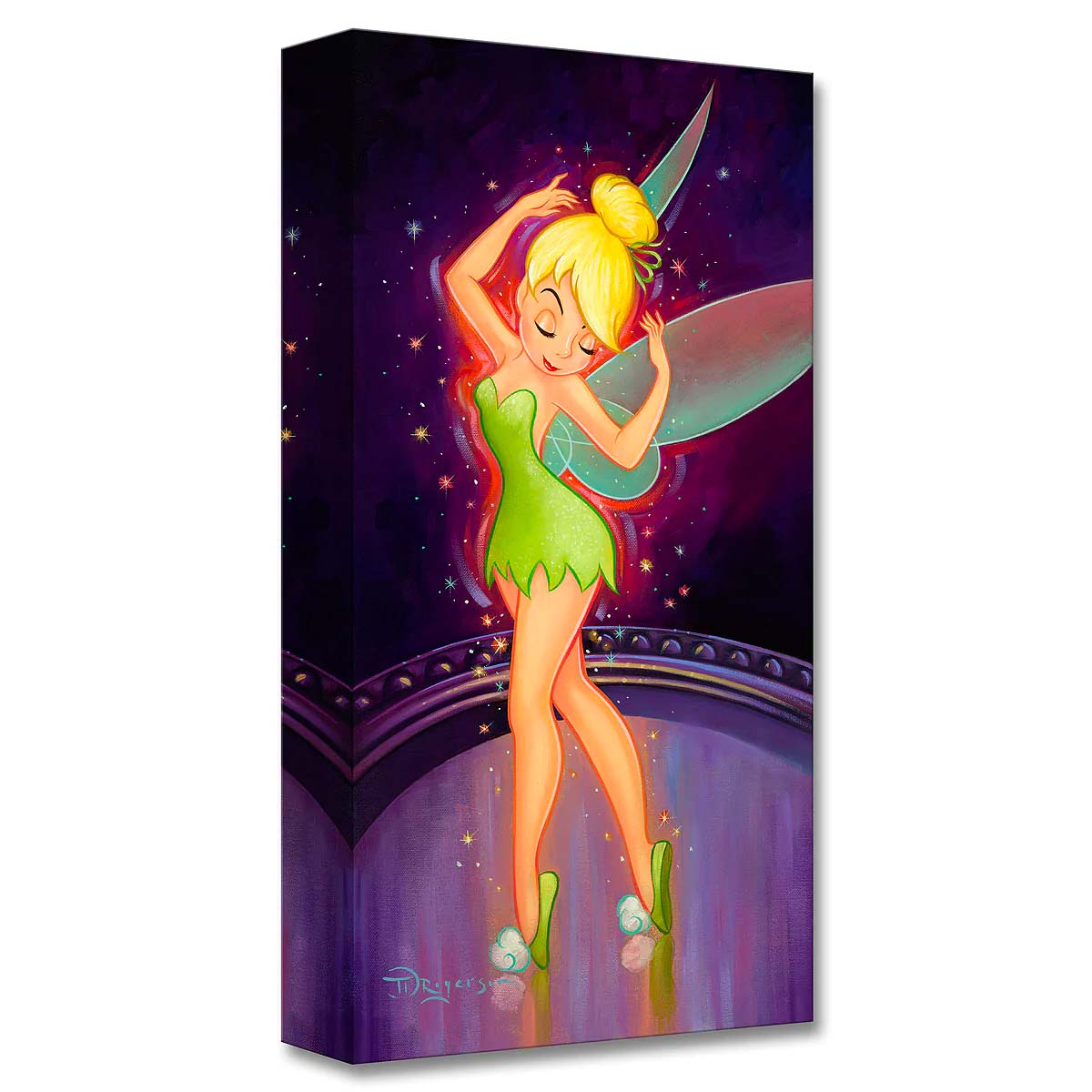 Tim Rogerson Disney Pixie Pose Limited Edition Canvas Giclee