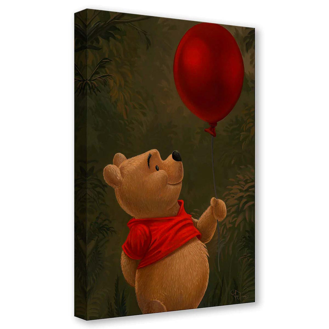 Jared Franco Disney Pooh and His Balloon Limited Edition Canvas Giclee