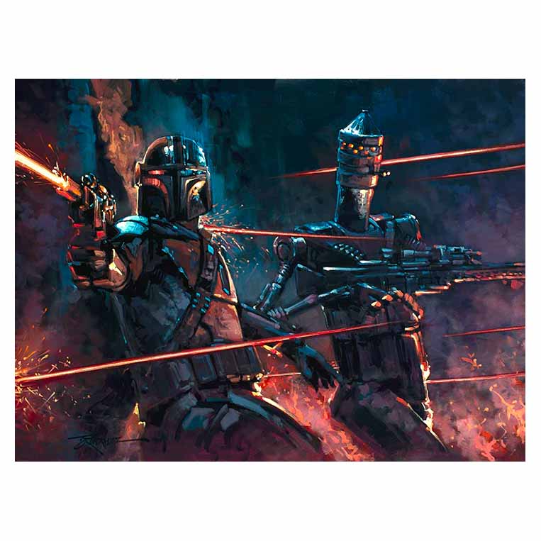 Rodel Gonzalez Star Wars Pursuit of the Bounty Limited Edition Canvas Giclee