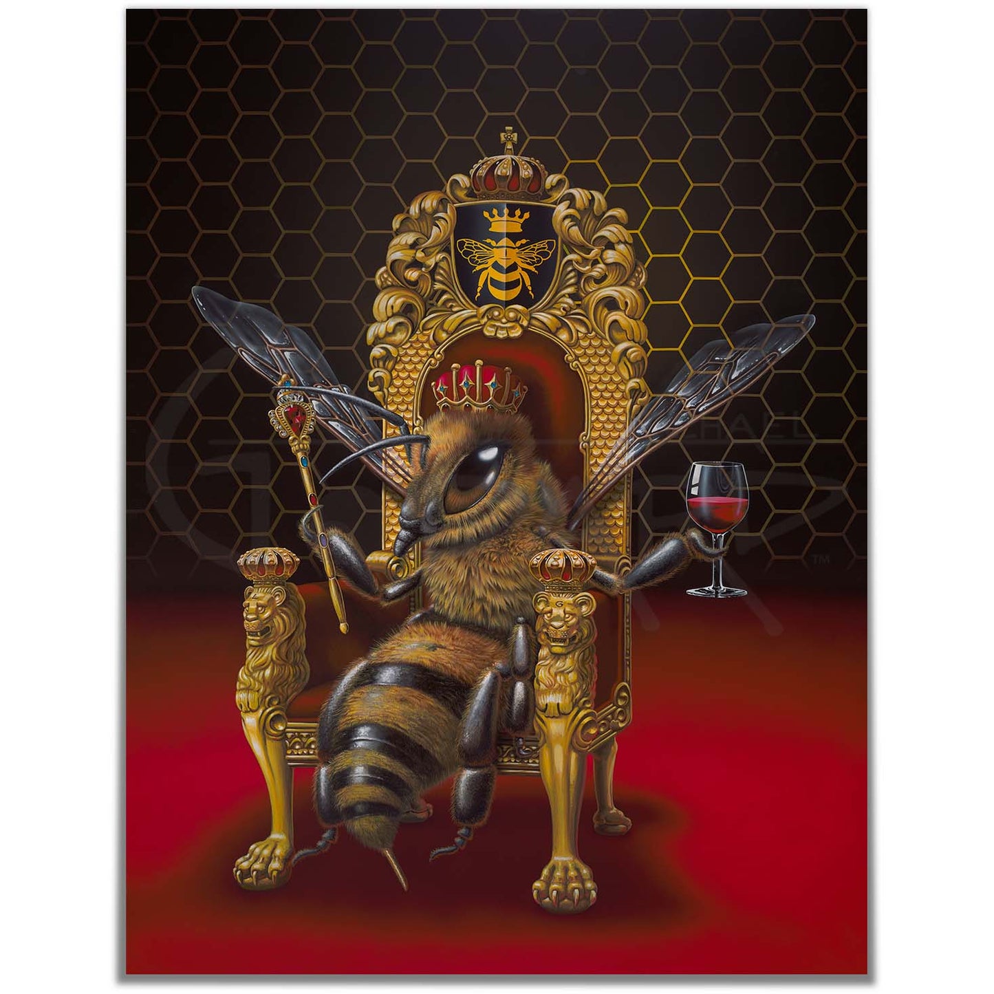 Michael Godard "Queen Bee" Limited Edition Canvas Giclee