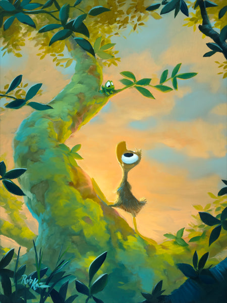 Rob Kaz "Up in the tree" Canvas Giclee