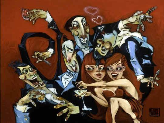Todd White Red Hots Limited Edition Canvas Giclee