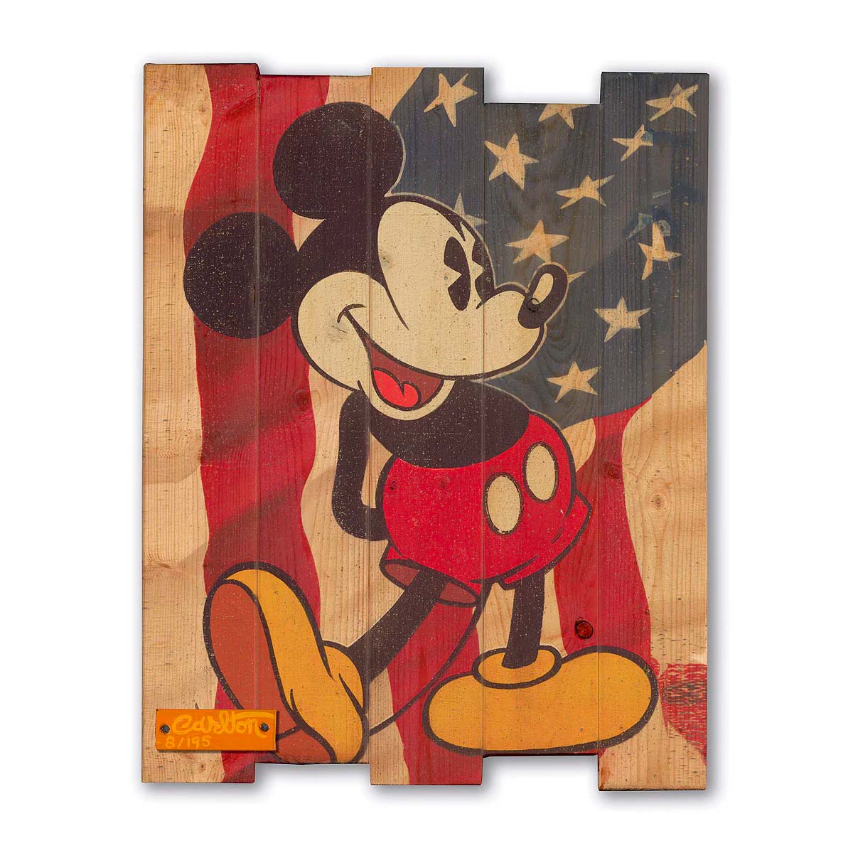 Trevor Carlton Disney "Red, White and Blue" Vintage Classics Edition • Reclaimed Wood
