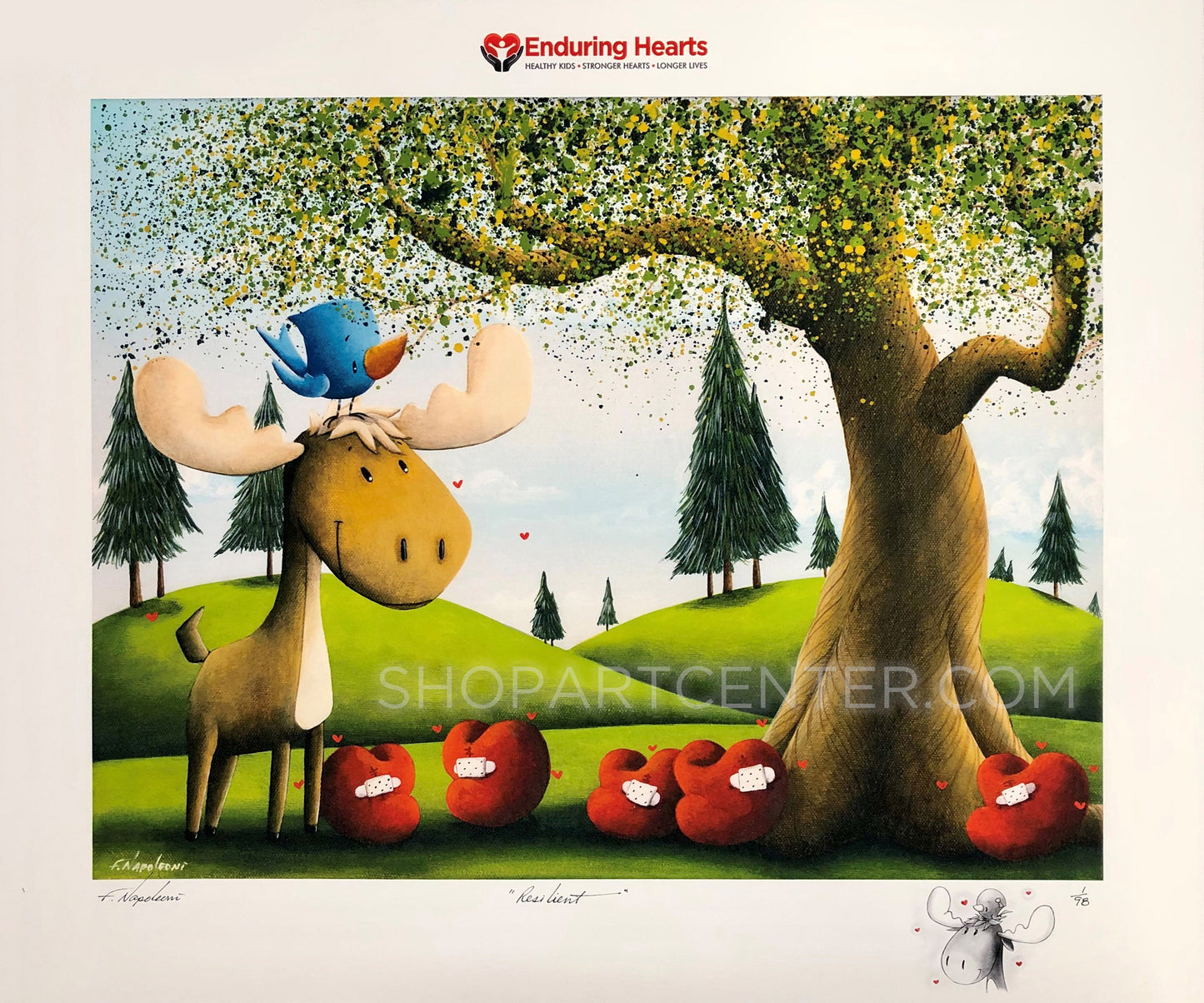 Fabio Napoleoni "Resilient" Limited Edition Paper Giclee