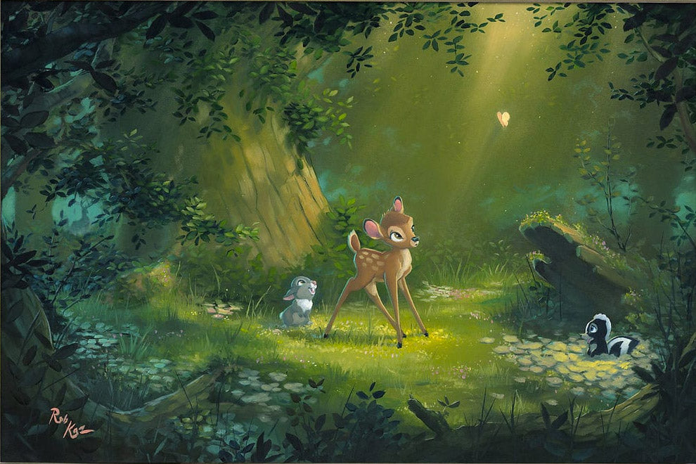 Rob Kaz Disney "The Beauty of Life" Limited Edition Canvas Giclee