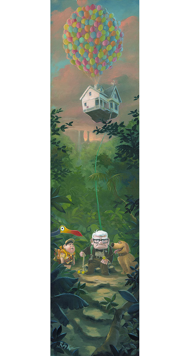 Rob Kaz Disney Carl's New Adventure Limited Edition Canvas Giclee