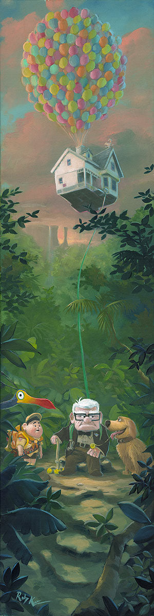 Rob Kaz Disney Carl's New Adventure Limited Edition Canvas Giclee