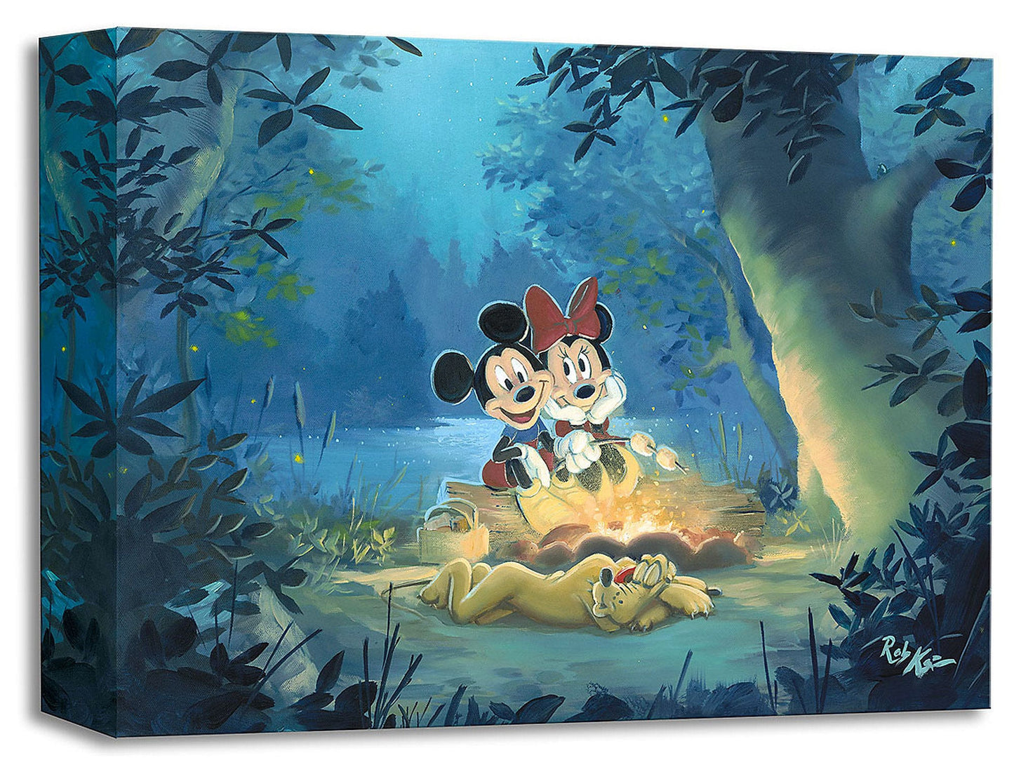 Rob Kaz Disney "Family Campout" Limited Edition Canvas Giclee