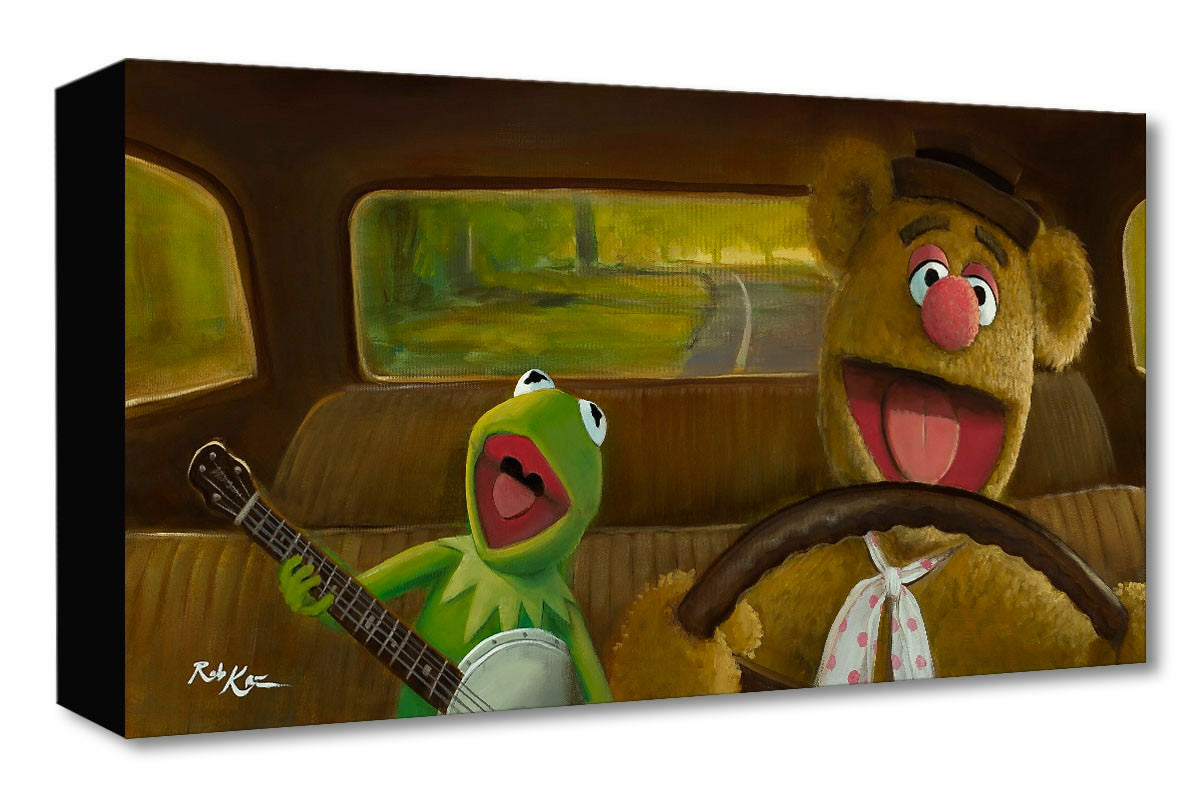 Rob Kaz Disney "Movin' Right Along" Limited Edition Canvas Giclee