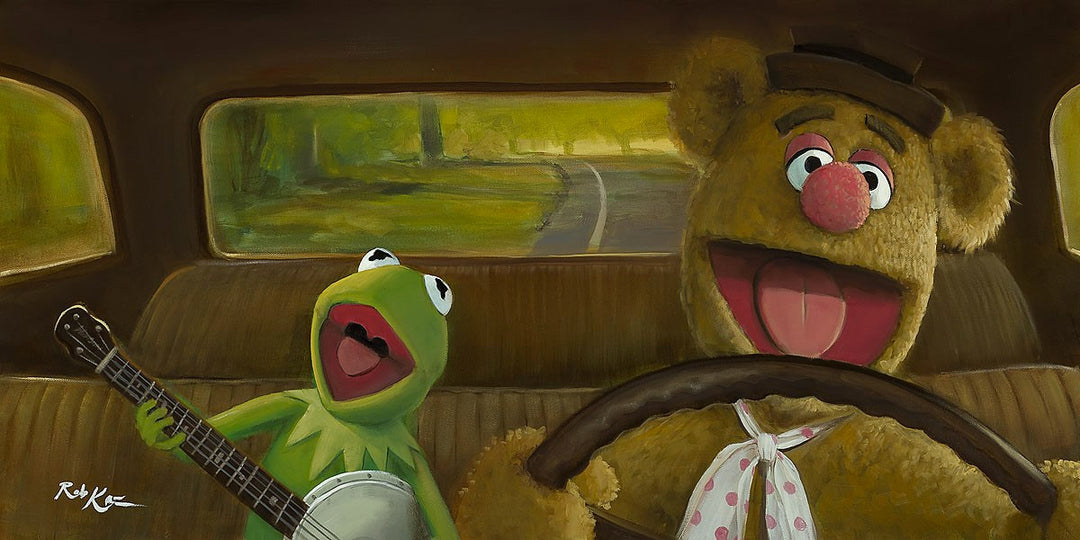 Rob Kaz Disney "Movin' Right Along" Limited Edition Canvas Giclee