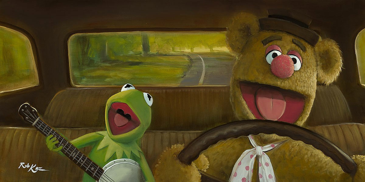 Rob Kaz Disney "Movin' Right Along" Limited Edition Canvas Giclee