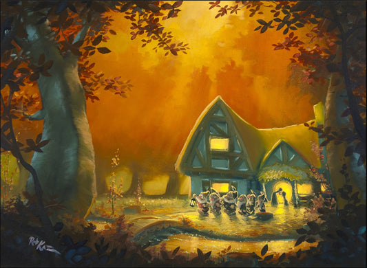 Rob Kaz Disney "Morning Kiss" Limited Edition Canvas Giclee