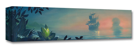 Rob Kaz Disney "Neverland Lagoon" Limited Edition Canvas Giclee