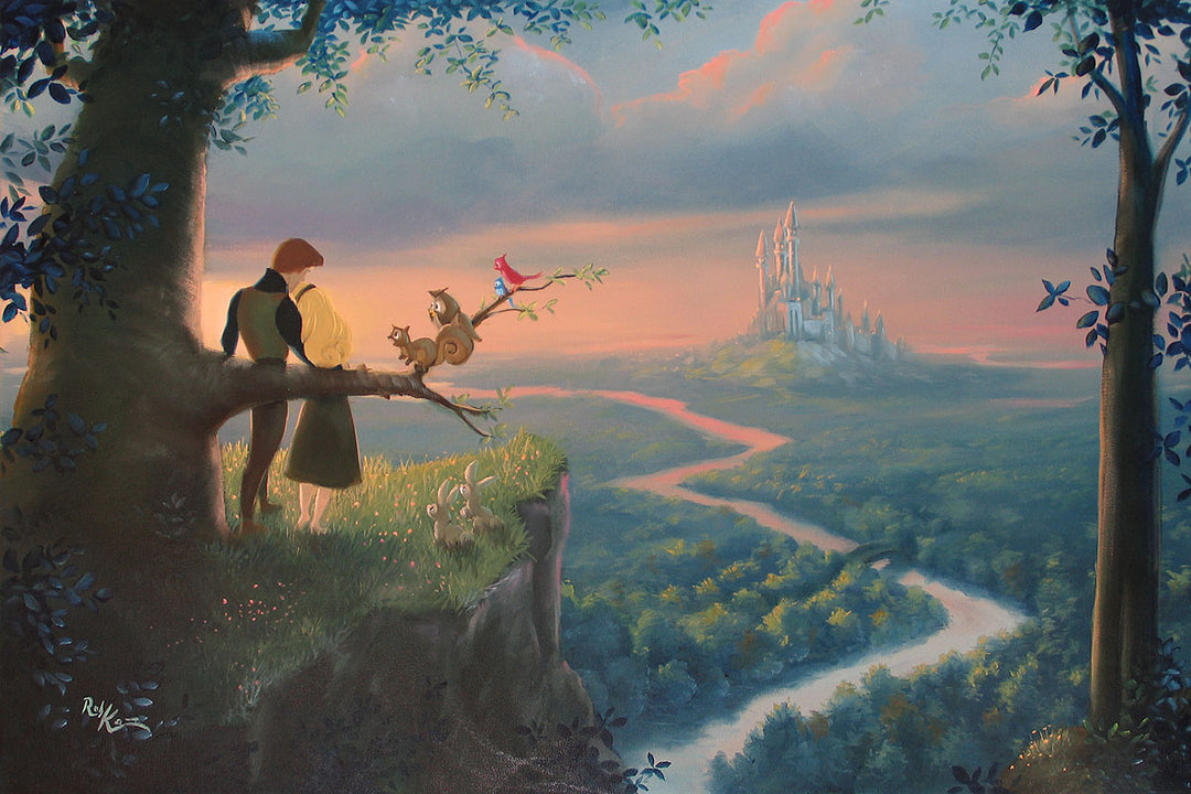 Rob Kaz Disney Our Royal Kingdom Limited Edition Canvas Giclee