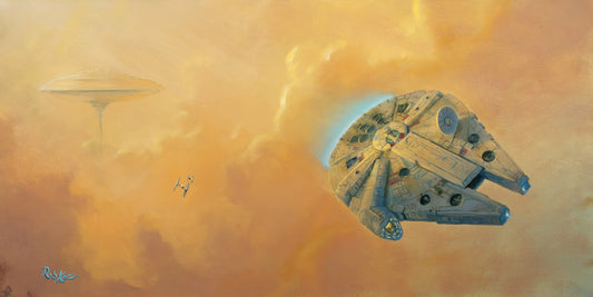 Rob Kaz Star Wars "Escape from Cloud City" Limited Edition Canvas Giclee