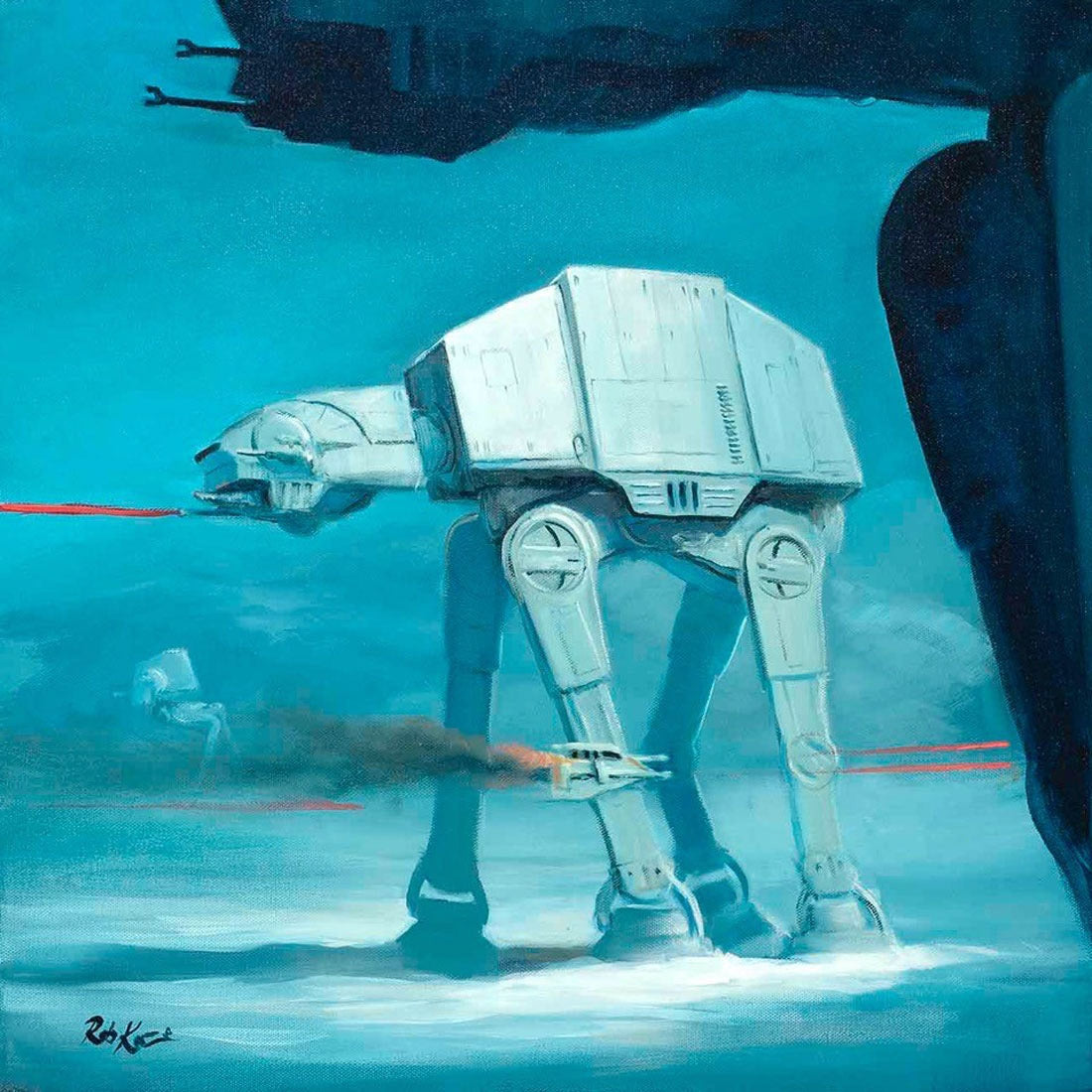 Rob Kaz Star Wars "Imperial Walker" Limited Edition Canvas Giclee