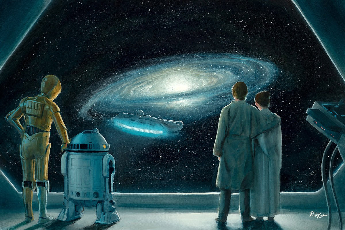 Rob Kaz Star Wars "Off to Find Han" Limited Edition Canvas Giclee