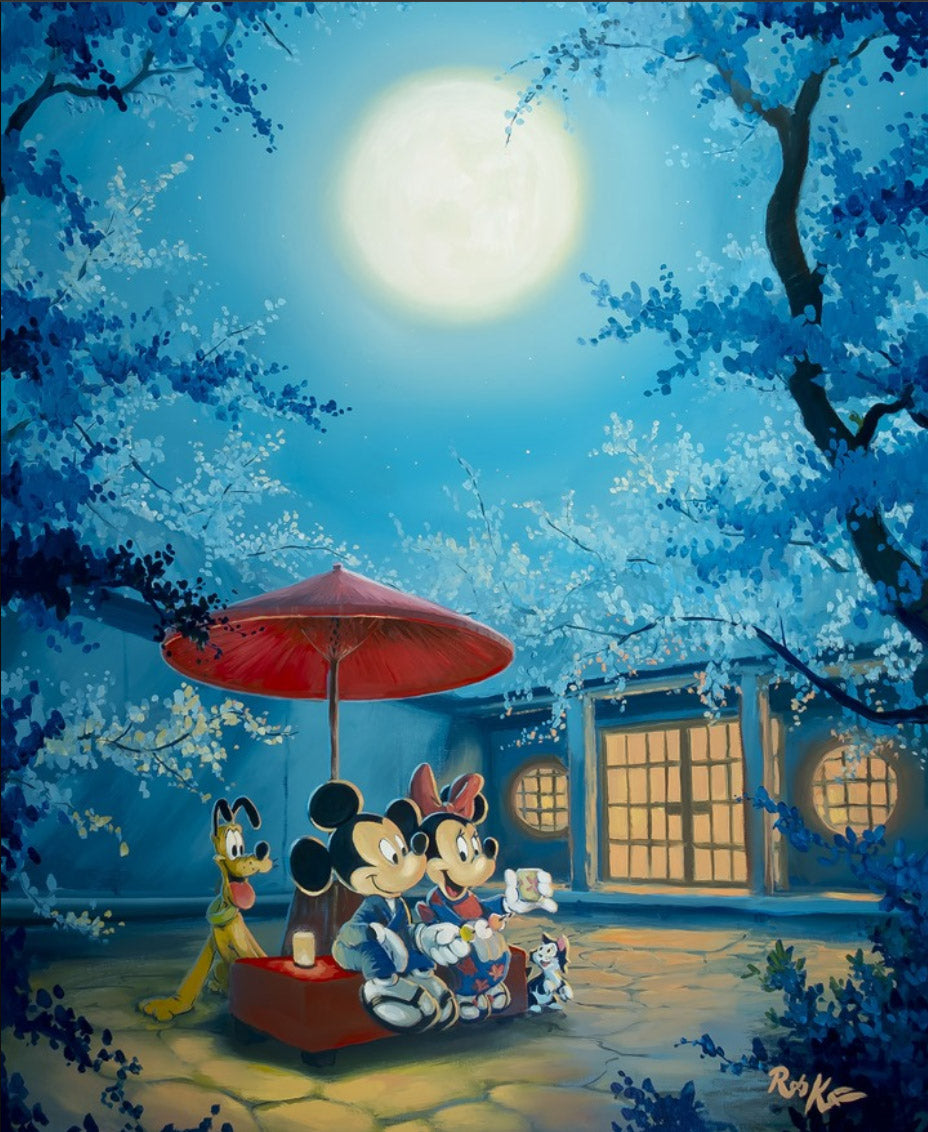 Rob Kaz Disney Summer Night Limited Edition Canvas Giclee