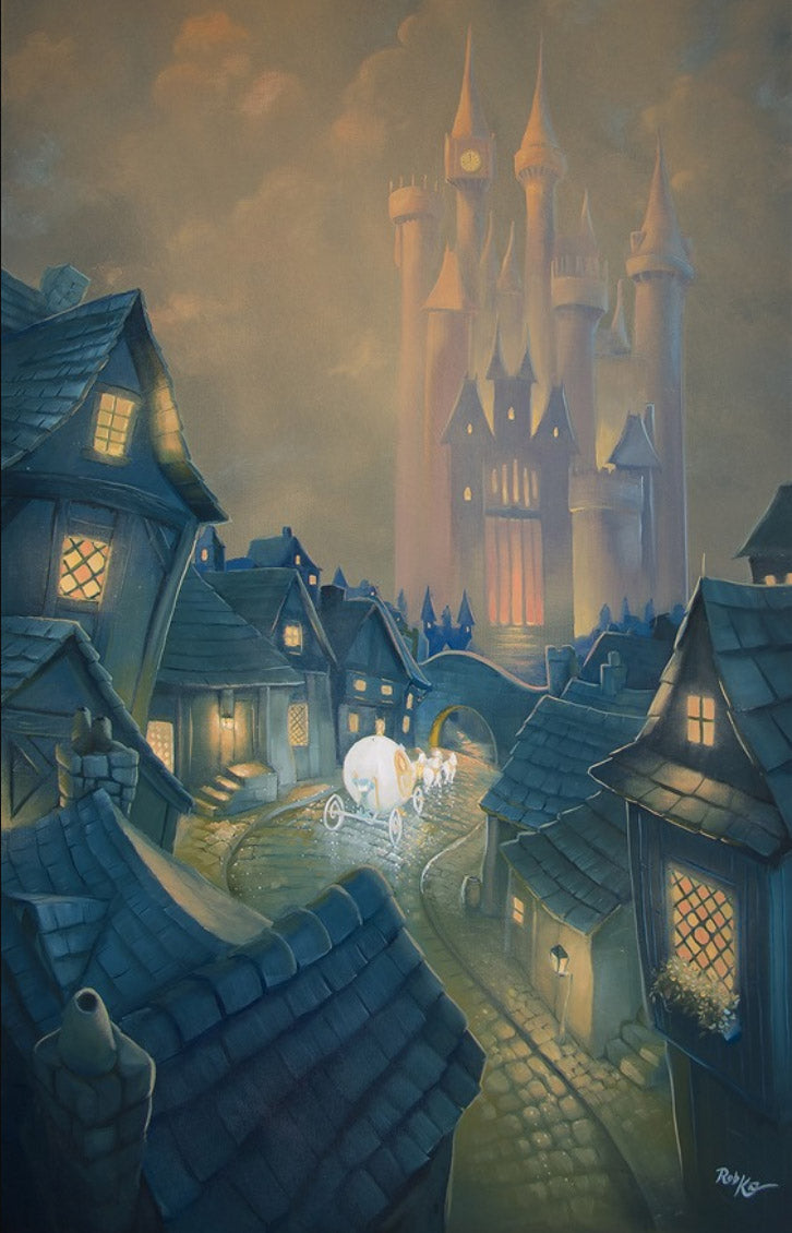 Rob Kaz Disney "The Palace Awaits" Limited Edition Canvas Giclee