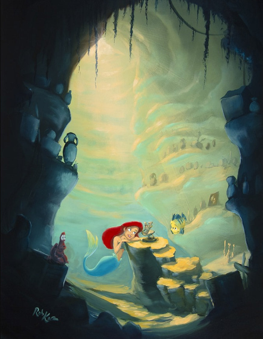 Rob Kaz Disney "Treasure Trove" Limited Edition Canvas Giclee