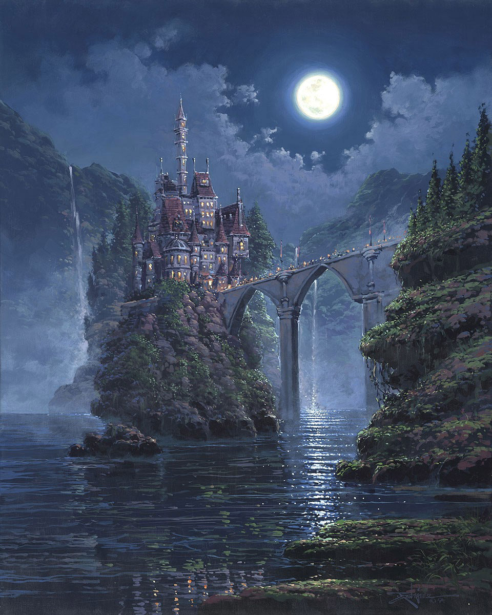 Rodel Gonzalez Disney Siege on Beast Castle Limited Edition Canvas Giclee